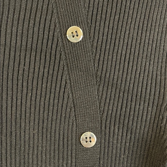 Full Circle Trends Black Ribbed Long Sleeve Dress Large - Picture 4 of 10